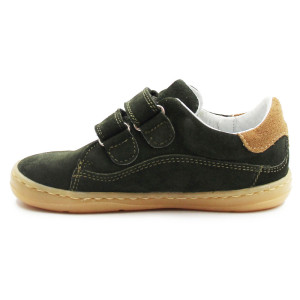 Chłopięce Buty Na Jesień Barefoot Jamet 2219 Zielony Welur