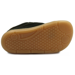 Chłopięce Buty Na Wiosnę Barefoot Jamet 2219 Zielony Welur