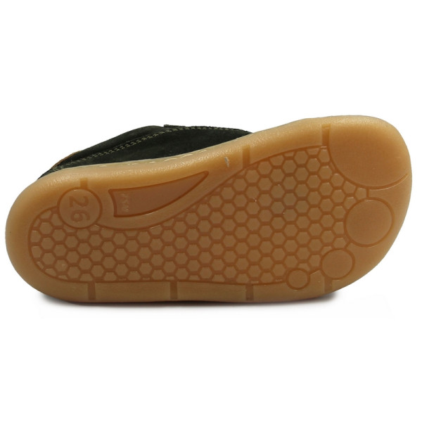 Chłopięce Buty Na Jesień Barefoot Jamet 2219 Zielony Welur