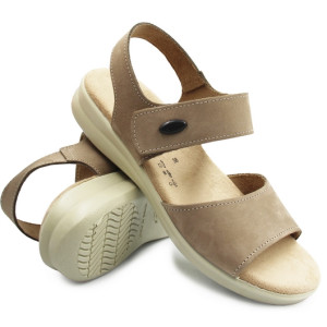 Damskie Sandały Beżowe...