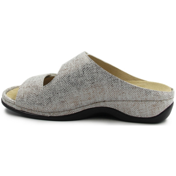 Klapki dla kobiet z miękkiej skóry naturalnej na lato Berkemann Daria 01002-431