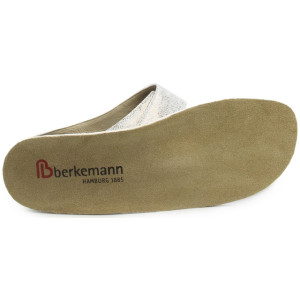 Klapki dla kobiet z miękkiej skóry naturalnej na lato Berkemann Daria 01002-431