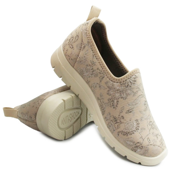 Półbuty Damskie Na Wiosnę Sanital Flex SC111.13 Beż