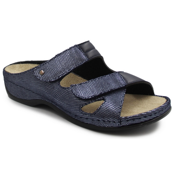 Klapki na szerokie stopy dla seniorek na lato Berkemann Janna 01027-029