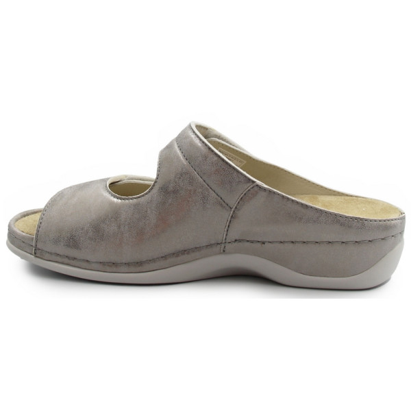 Klapki ze skóry naturalnej dla kobiet na lato Berkemann Janna 01027-776