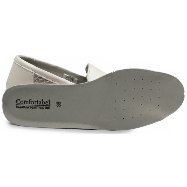 Eleganckie białe wygodne półbuty dla kobiet na jesień Comfortabel 942198-92