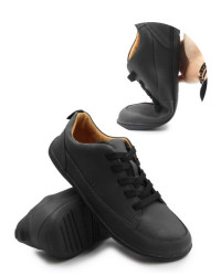 Męskie półbuty barefoot na wiosnę Stitch&Walk S088-61255B black