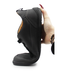 Męskie półbuty barefoot na wiosnę Stitch&Walk S088-61255B black