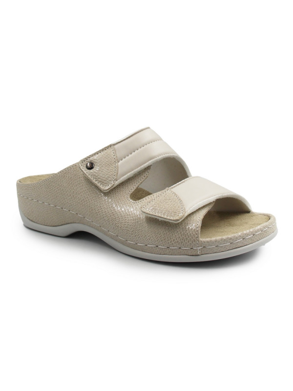 Laczki dla kobiet seniorek na szerokie stopy na wiosnę lato Berkemann Finja 01021-737
