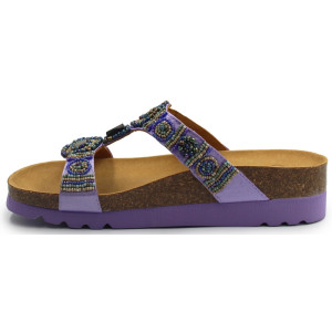 Damskie Klapki Na Lato Koraliki Scholl New Bogota Wedge Med MF266071033