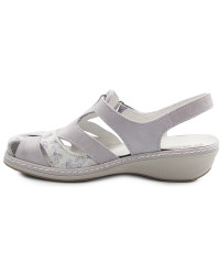 Sandały dla kobiet seniorek na lato skóra naturalna Suave 720044-91