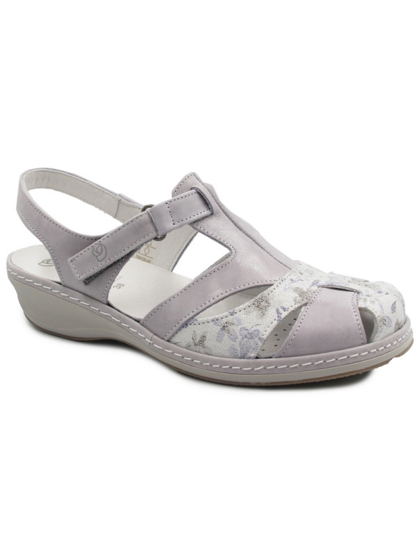 Sandały dla kobiet seniorek na lato skóra naturalna Suave 720044-91