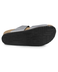 Klapki damskie na wakacje z metalicznym wzorem Dr Brinkmann 701164-09