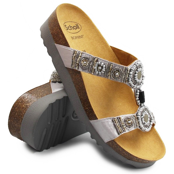 Klapki Damskie Scholl New Bogota Wedge Med MF266071628