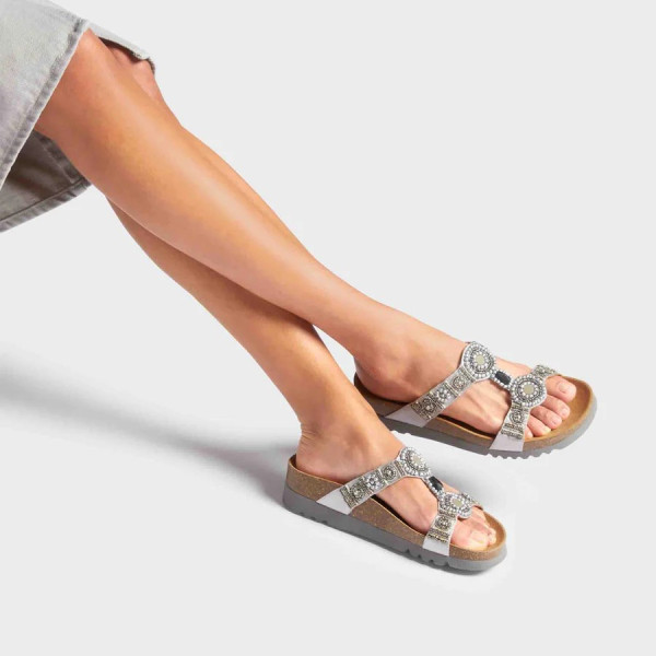 Klapki Damskie Scholl New Bogota Wedge Med MF266071628