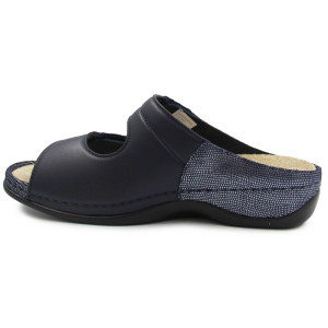 Klapki na szerokie stopy dla seniorek na lato Berkemann Janna 01027-029