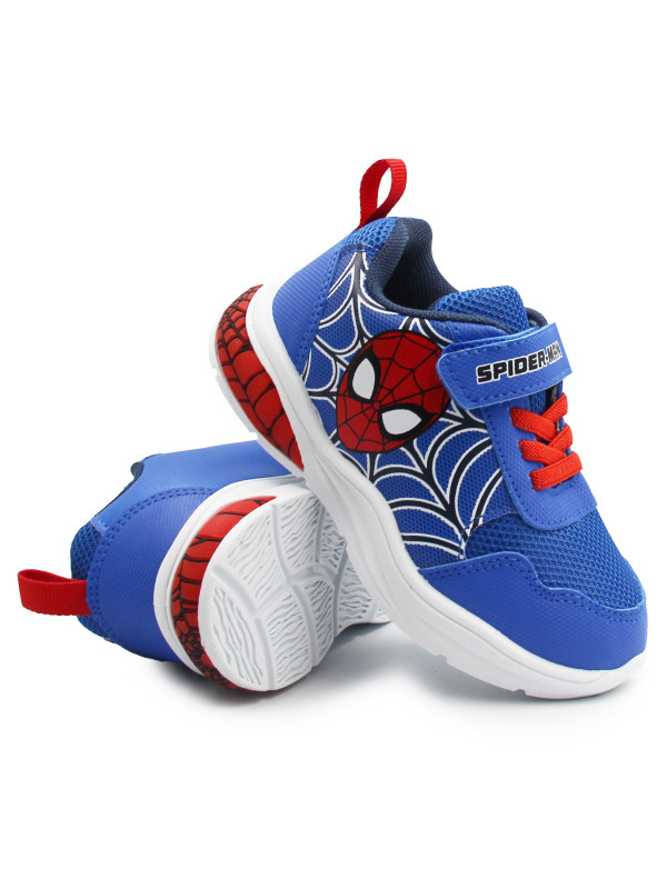 Buty Dla Chłopca Na Wiosnę Spider Man LED Bartek 87032-16
