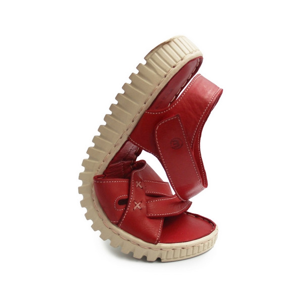 Komfortowe sandały damskie na lato ze skóry naturalnej Manitu 910145-04