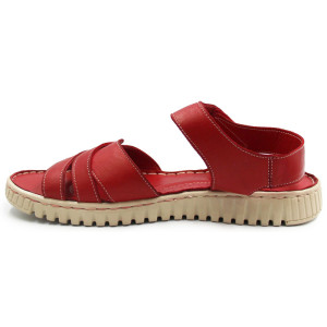 Komfortowe sandały damskie na lato ze skóry naturalnej Manitu 910145-04