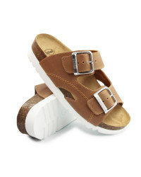 Klapki Na Lato Damskie Brąz Scholl Moldava Wedge ad Med MF230081175