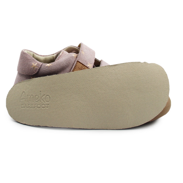 Buty Na Wiosnę Dla Dziewczynki Barefoot Ameko Pudrowe Gwiazdki