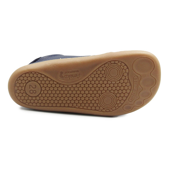 Chłopięce Półbuty Wiosenne Na Rzep Barefoot Ameko Otis Navy