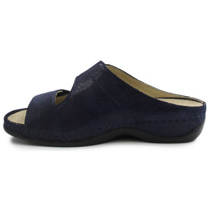 Klapki dla seniorek na lato na szerokie stopy Berkemann Daria 01002-335