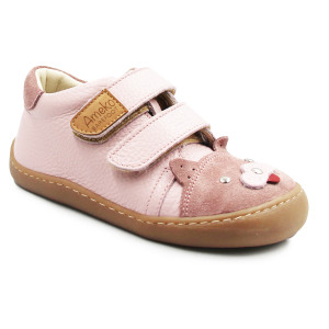 Buty Dla Dziewczynki Na Wiosnę Różowe Barefoot Ameko Otis Kiti Rose