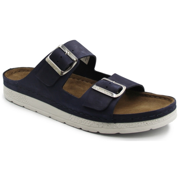 Męskie klapki na lato ze skóry naturalnej Berkemann Adam 01950-320