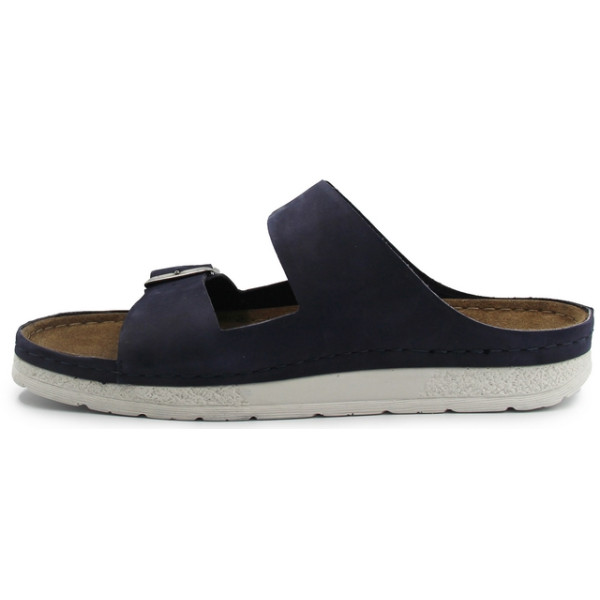 Męskie klapki na lato ze skóry naturalnej Berkemann Adam 01950-320