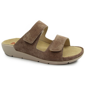 Klapki ze skóry naturalnej na lato dla kobiet Berkemann Winona 01466-446