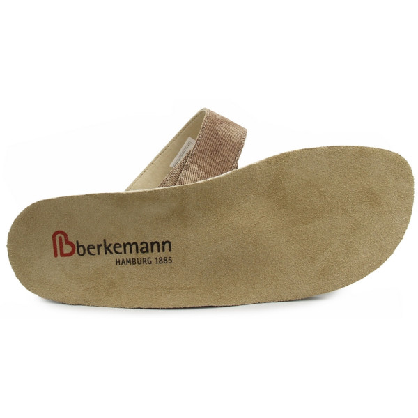 Klapki ze skóry naturalnej na lato dla kobiet Berkemann Winona 01466-446