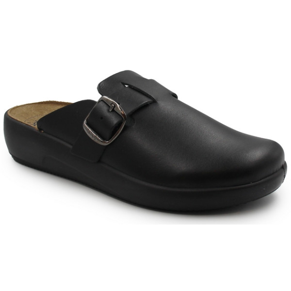 Klapki Damskie Do Pracy Zabudowane Palce Scholl Nilla Buckle med MF 31730004
