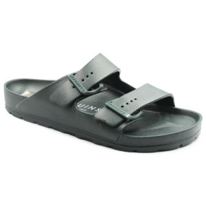 Klapki Męskie Basenowe Plażowe Genuins Mallorca khaki