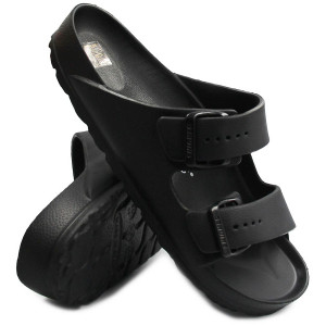 Plażowe Klapki Męskie Mallorca Czarne Genuins