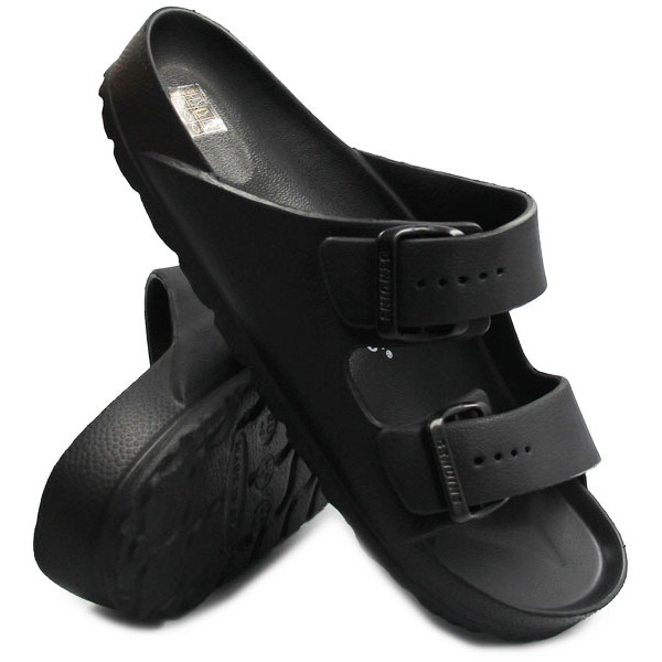 Plażowe Klapki Męskie Mallorca Czarne Genuins