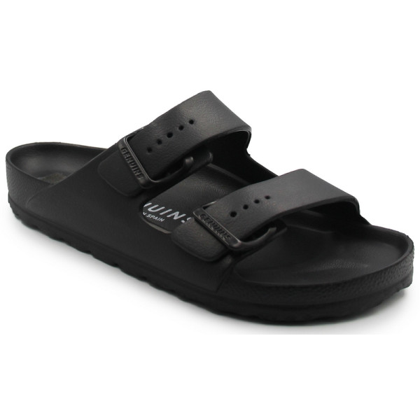 Plażowe Klapki Męskie Mallorca Czarne Genuins