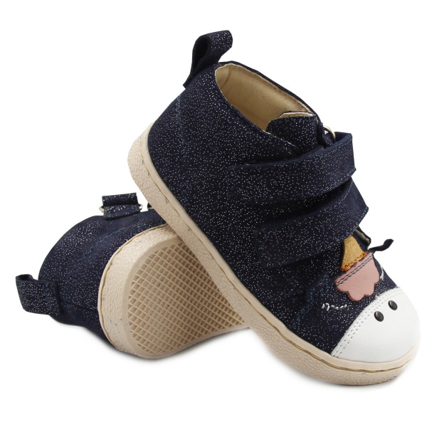 Buty Na Jesień z Jednorożcem Brokatowe Dla Dziewczynki Mido 20-49