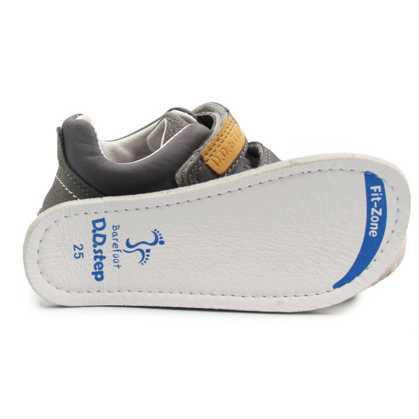 Wiosenne Buty Dla Chłopca Półbuty Barefoot DD STEP S073-51761 Dark Grey
