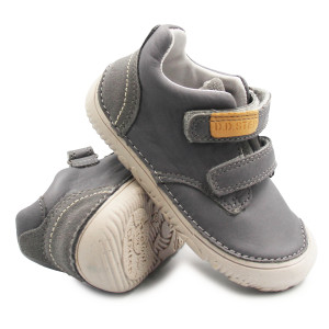 Wiosenne Buty Dla Chłopca Półbuty Barefoot DD STEP S073-51761 Dark Grey