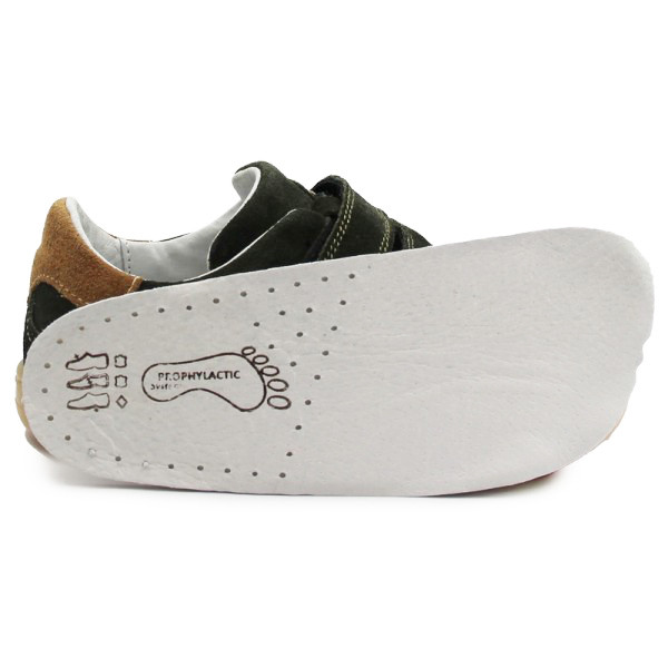 Chłopięce Buty Na Wiosnę Barefoot Jamet 2219 Zielony Welur