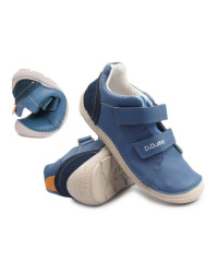 Chłopięce Buty Barefoot Na Wiosnę Skórzane DD STEP S116-61960L Royal Blue