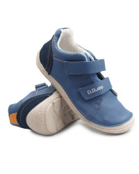 Chłopięce Buty Barefoot Na Wiosnę Skórzane DD STEP S116-61960L Royal Blue