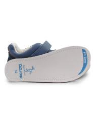 Chłopięce Buty Barefoot Na Jesień Skórzane DD STEP S116-61960L Royal Blue
