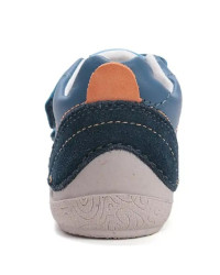 Chłopięce Buty Barefoot Na Jesień Skórzane DD STEP S116-61960L Royal Blue