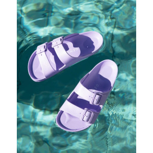 Klapki Damskie Basenowe Genuins Mallorca Lawender