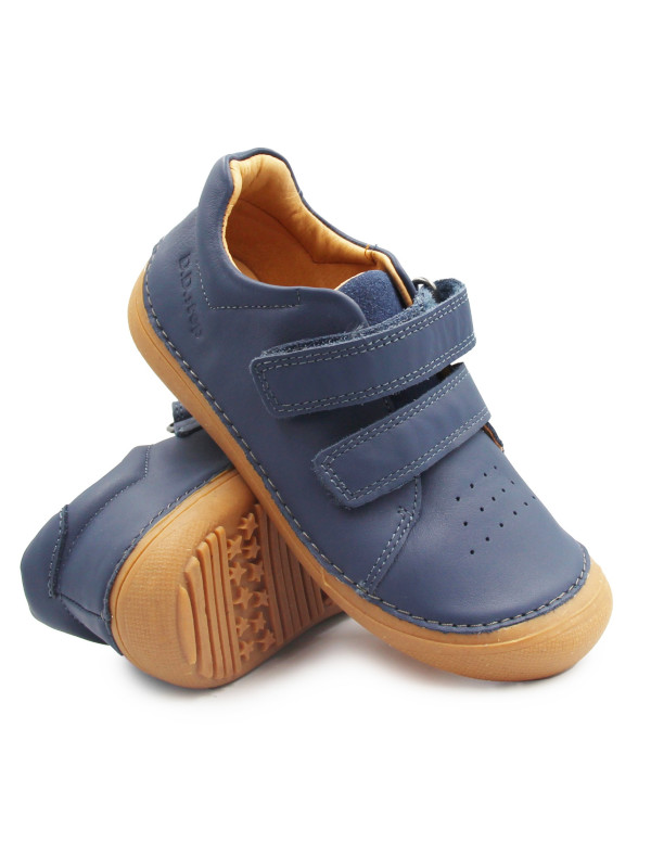 Półbuty Chłopięce Na Wiosnę Granatowe Barefoot DD STEP S063-61983 Royal Blue
