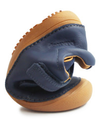 Półbuty Chłopięce Na Wiosnę Granatowe Barefoot DD STEP S063-61983 Royal Blue