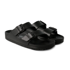 Plażowe Klapki Męskie Mallorca Czarne Genuins