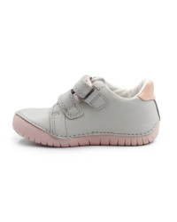 Buty Dla Dziewczynki Na Jesień Świecące LED z Jednorożcem DD STEP S050-61970 Dove Grey